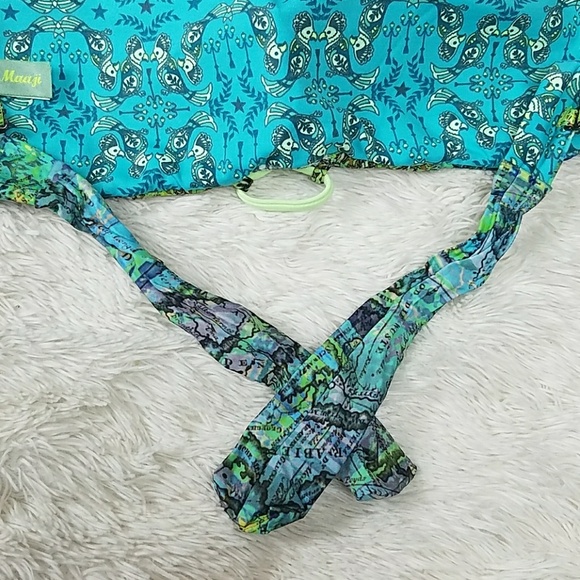 Maaji Swim Maaji Reversible Maps Claps Bikini Top Poshmark
